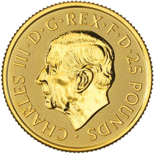 2026 'St George and the Dragon' 0.25 oz Gold Bullion Coin obverse