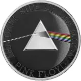 2026 Pink Floyd 'Music Legends' Silver Proof 1 oz Coin (Coloured)