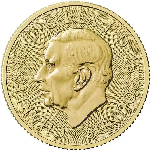 2026 'The Angel' 0.25 oz Gold Bullion Coin obverse TRM image