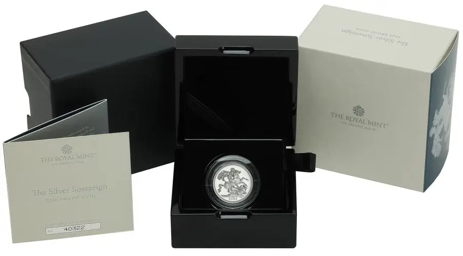 2025 Silver Sovereign Proof Coin Boxed Set