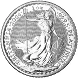 2024 Platinum Britannia 1 Ounce Bullion Coin The Royal Mint Pre-Owned 