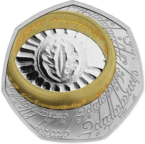 2026 The Lord Of The Rings '25th Anniversary' Silver Proof Coin (Coloured) reverse