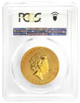 2021 Gold Graded 1 Ounce Queen's Beasts Elizabeth II obverse