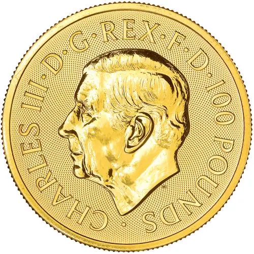 2026 British Lion 1 oz Gold Bullion Coin obverse chards image
