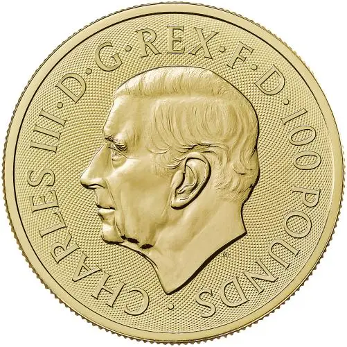 2026 British Lion 1 oz Gold Bullion Coin obverse