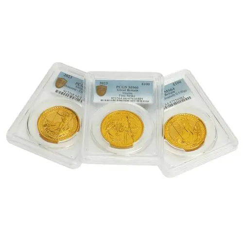 Our Choice PCGS Graded MS 64-66 1 oz Gold Coins - Pre-Owned reverse