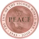 2020 'End of the Second World War' £5 Gold Proof Coin - In Acrylic Display