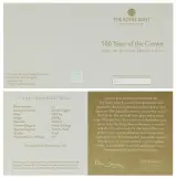 2026 '500 Years of the Crown' Gold Proof £5 Coin certificate