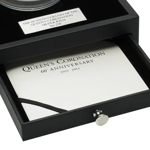 2013 Silver Proof 1 Kilogram Elizabeth II 60th Anniversary of the Coronation £500  Coin United Kingdom The Royal Mint cert