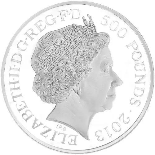 2013 Silver Proof 1 Kilogram Elizabeth II 60th Anniversary of the Coronation £500  Coin United Kingdom The Royal Mint obverse