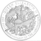 2013 60th Anniversary of the Coronation 1 kg Silver Proof Coin - Pre-Owned