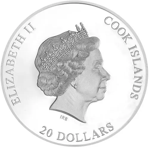 2023 Cook Islands $20 Fine Silver Vault Door Coin obverse