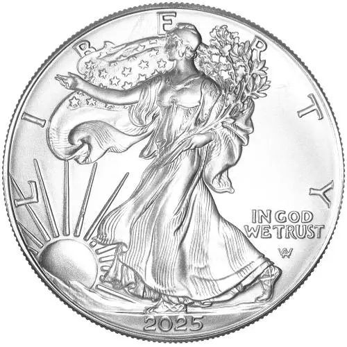2025 Eagle 1 oz Silver Bullion Coin - Pre-Owned obverse