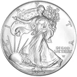 2025 Eagle 1 oz Silver Bullion Coin - Pre-Owned obverse