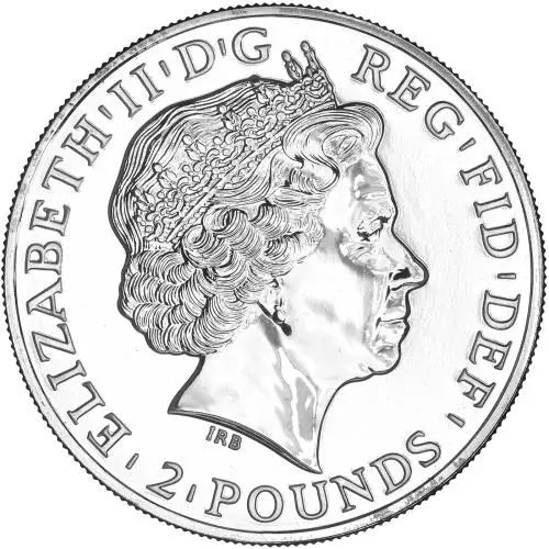 2011 Britannia 1 oz Silver Bullion Coin In Blister Pack - Pre-Owned obverse