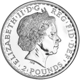 2012 Britannia 1 oz Silver Bullion Coin In Blister Pack - Pre-Owned obverse