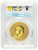 2024 Gold Bullion 1 Ounce Tudor Beasts Charles III Dragon Pound Sterling £100 Coin New United Kingdom The Royal Mint MS-68 obverse