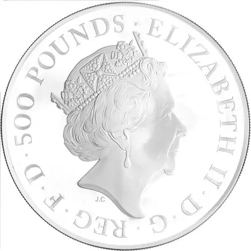 2019 Lunar "Year of the Pig" 1 kg Silver Proof Coin - Pre-Owned obverse