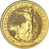 2027 Britannia 0.25 oz Gold Bullion Coin