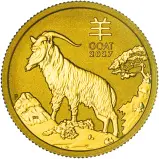 2027 Australian Year of the Goat 0.1 oz Gold Bullion Coin