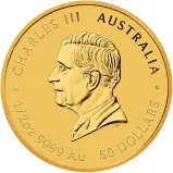 2027 Australian Year of the Goat 0.5 oz Gold Bullion Coin obverse pm image