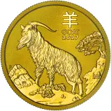2027 Australian Year of the Goat 0.5 oz Gold Bullion Coin
