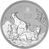 2027 Australian Year of the Goat 0.5 oz Silver Bullion Coin