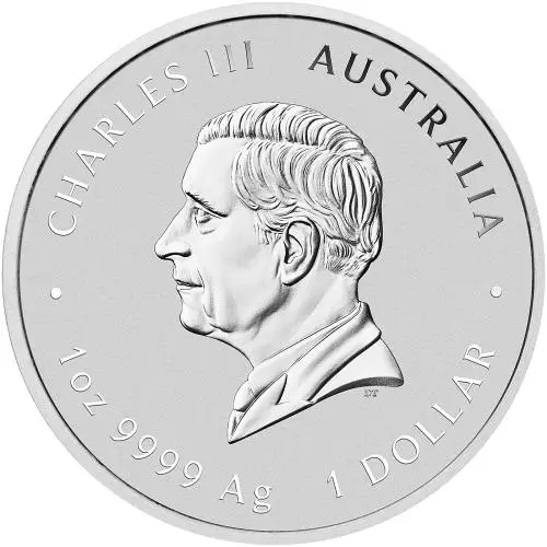 2027 Australian Year of the Goat 1 oz Silver Bullion Coin obverse pm image