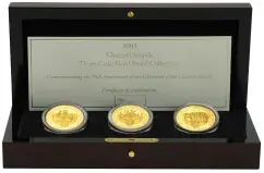 2005 60th Anniversary Liberation of the Channel Islands Gold Proof 3 Coin Set The Royal Mint