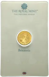 2026 Britannia 0.1 oz Gold Bullion Coin - In Sleeve