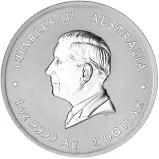 2026 Silver Bullion 1 Ounce Lunar Charles III Year of the Horse  obverse