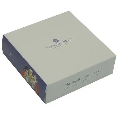 2027 Tudor Beasts Completer 2 oz Silver Proof Coin box