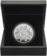 2027 Silver Proof 5 Ounce Tudor Beasts Charles III Completer Coin display trm image