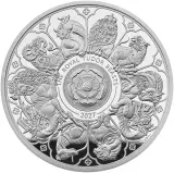 2027 Silver Proof 1 Ounce Tudor Beasts Charles III Completer Coin 2 Coin Set  reg rev trm
