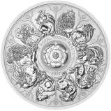 2027 Tudor Beasts Completer Silver Proof 2 Coin Set  reverse frosted