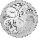2024 Year of the Dragon 1 oz Silver Bullion Coin - Pre-Owned