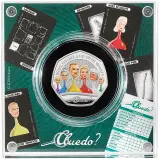 2026 Cluedo Silver Proof 50 Pence Coin (Coloured)