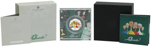 2026 Cluedo Silver Proof 50 Pence Coin (Coloured)