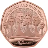 2026 Cluedo Gold Proof 50 Pence Coin reverse trm image