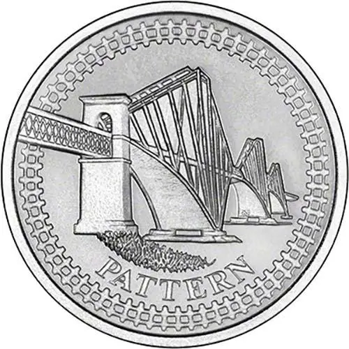 2003 Whole Coin Set UK £1 Pattern Set Silver Proof Bridges 22845