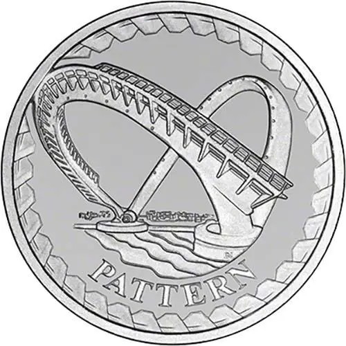 2003 Whole Coin Set UK £1 Pattern Set Silver Proof Bridges 22846