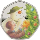2026 The Snowman Silver Proof 50p Coin (Coloured)