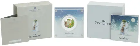 2026 The Snowman Silver Proof 50p Coin (Coloured)