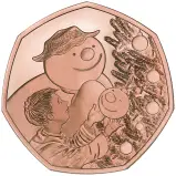 2026 The Snowman Gold Proof 50p Coin