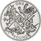 2016 UK Coin £1 Silver Proof The Last Round Pound