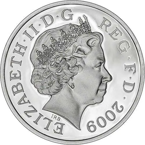 2009 UK Coin £1 Silver Proof Shield of Arms 24469