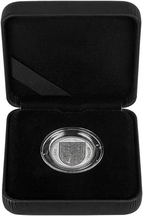 2009 UK Coin £1 Silver Proof Shield of Arms 24467