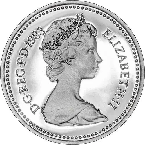 1983 UK Coin £1 Silver Proof Royal Coat of Arms w/o Cert 24778