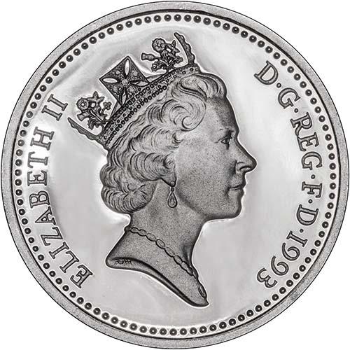 Buy a 1993 Royal Arms £1 Silver Proof Piedfort Coin | Chards
