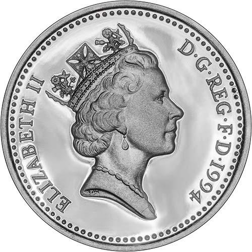 1994 Scottish Lion £1 Silver Proof Piedfort Coin | Chards